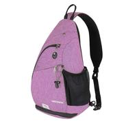 Waterfly Zaino Monospalla Portatile Sportivo Sling Bag Zaino Spalla per Uomo Donna (Viola)