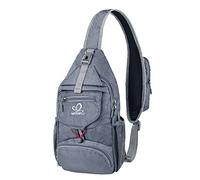 Waterfly Zaino Monospalla Ripiegabile Piccolo Zaini Petto Borse a Spalla borsa da Giorno per Sportivo Escursioni e Viaggi Uomo Donna