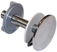 Waterful Tappo Copriforo Cromato per Lavandino e Lavabo 1" 1/4