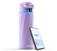 WaterH Boost - Borraccia intelligente con promemoria per bere acqua, in acciaio inox, senza BPA, da 680,4 g, senza BPA, con apertura larga, con app, ideale come regalo