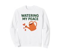 Watering My Peace Self, Care Mindfulness Motivational Garden Felpa