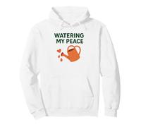 Watering My Peace Self, Care Mindfulness Motivational Garden Felpa con Cappuccio