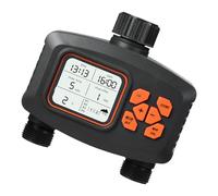 Watering Timer Automatic Two Zone Hose Timer For Garden Greenhouses Plant Irrigation Systems Watering Controller Automatic Water For Garden Hose
