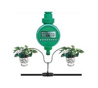 Watering Timer, Garden Automatic Watering, Waterproof LCD Display Watering Controller for Plants, Lawn, Garden, Vegetable Planting