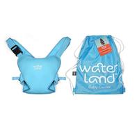 WaterLand Marsupio innovativo seggiolino per acqua e terra, azzurro, cinghia toracica impermeabile per bambini con cinghie regolabili, seggiolino leggero per il trasporto per piscina e spiaggia
