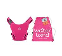 WaterLand Marsupio innovativo seggiolino per acqua e terra, rosa, cinghia toracica impermeabile per bambini con cinghie regolabili, seggiolino leggero per il trasporto per piscina e spiaggia