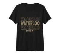 Waterloo Iowa Vintage Maglietta Premium