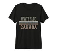 Waterloo retrò Canada Maglietta Premium