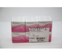 Waterman - 30 Scatole 6=180 Cartucce Inchiostro Rosa - Pink Pantaloncini - Nuovo