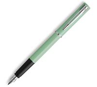 Waterman Allure Fountain Pen Mint Green Pastel Lacquer Fine Nib Blue Ink