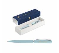 Waterman Allure Penna a Sfera Con Incisione Regalo Per Mann E Frau Ispirato Di Parigi Moda Personalizzato Incisione Blu Inchiostro Media Pizzo Nobile Incisione - Bambino Blue, 176 × 51 × 30 mm
