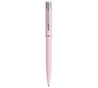 Waterman Allure - Penna a Sfera, Corpo Laccato Opaco con Finiture Cromate, Punta Media, Inchiostro Blu, con Confezione Regalo, Penna Roller, Rosa Pastello