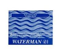 Waterman Cf. 8 Cartucce Standar Serenity Blue