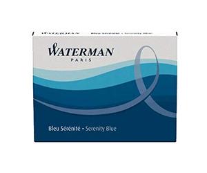 Waterman - Cartucce di inchiostro nero, 8 cartucce, confezione da 8