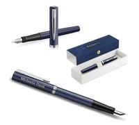 Waterman Impression Penna Stilografica Blue CT Lusso Incisione Regalo