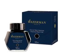 Waterman Fountain Pen Ink Intense Black 50ml Bottle