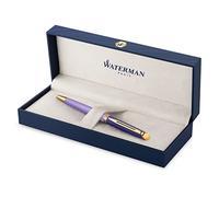 Waterman Penna a sfera Hémisphère | laccatura metallo e viola con puntale rivestito in oro | punta media | confezione regalo