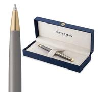 Waterman Penna a sfera Hémisphère | The Understated Edit | Grigio pietra | punta media | Inchiostro blu | confezione regalo
