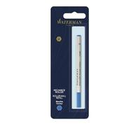Waterman Rollerball Pen Refill Fine Point Blue Ink 1 Count (Pack of 2) Blu