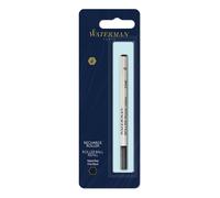 Waterman Rollerball Pen Refill Fine Point Black Ink 1 Count Black Blister