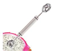 Watermelon Baller Scoop, Ballerina d'Watermelon, set di palette d'acqua a doppia testa | Cucchiaio a sfera da dessert sorbetto al melone per pomodori cavi