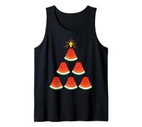 Watermelon Christmas Tree for Healthy Vegetarian Cute Xmas Canotta