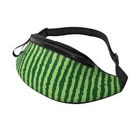 Watermelon Green Stripes Borsa a tracolla Runner Piccola Corsa Sportivo Sottile Alla moda Per Jogging Escursionismo Donna