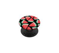 Watermelon Juice Melon Fruit Hawaiian Tropical Black PopSockets PopGrip Adesivo