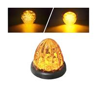 Watermelon Lights, LED Clear Lens Signal Indicator, Waterproof Low Voltage Side Marker Lamp for RVs, Boat, Trailer, Truck, Exterior Turn Light, Marine, Offs Road Use