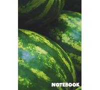 Watermelon Notebook A4 - 120 Pages Lined Journal with Glossy Cover: Juicy and refreshing watermelon design aesthetic notebook for school, journaling, ... lovers and summer vibes enthusiasts