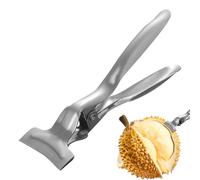 Watermelon Opener, Stainless Steel Durian Peel Breaking Tool, Multifunctional Cutter Clip, Fast Peeling, Safety, Time Saving, Excellent for Watermelon, Cantaloupe, Home Use