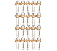 Watermelon Paper Clips, Decorative Stationery Clip, Fun Fruit Shape Design, Rust Resistant Great Finish, Pad Clip Set for Document, Notebook, Drawing, Kids, School, 20 Pieces, 1.97 Inches