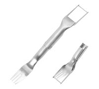 Watermelon Slicer - 25.7x2.9cm Stainless Steel Fruit Cutting Gadget | Stainless Steel Watermelon Cube Cutter | For Camping Picnics Home Parties Outdoor Restaurant Kitchen Cafe