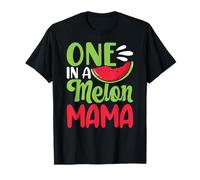 Watermelon Summer Fruits One in a Melon Mama Maglietta