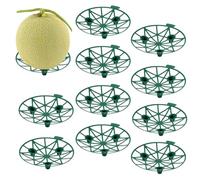 Watermelon Support Trellis, Plant Cradle Rack, 10-Piece Growing Frame Set, Reusable Garden Stand for Pumpkins Cantaloupe Squash Strawberries Melons Vegetable Bed Planting
