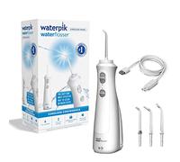 Waterpik Pearl Idropulsore Dentale Senza Fili, Elettrico e Ricaricabile, Rimuove la Placca Dentale per la Pulizia degli Spazi tra i Denti, Utilizzabile in Viaggio o in Piccoli Bagni - Bianco (WF-13EU)