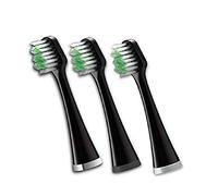 Waterpik Triple Sonic Testine di ricambio per spazzolino da denti, 3 pezzi, colore nero