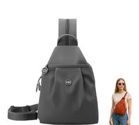 Waterproof 2-Way Commuter Bag, Outdoor Fashion Commuter Bag, Convertible Backpack with Adjustable Straps Connected (gray)