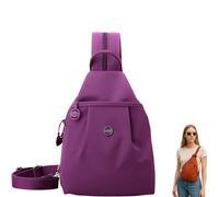 Waterproof 2-Way Commuter Bag, Outdoor Fashion Commuter Bag, Convertible Backpack with Adjustable Straps Connected (purple)
