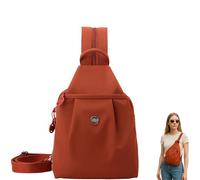 Waterproof 2-Way Commuter Bag, Outdoor Fashion Commuter Bag, Convertible Backpack with Adjustable Straps Connected (Orange)