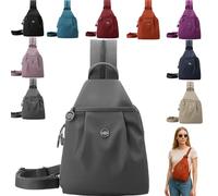Waterproof 2-Way Commuter Bag, Outdoor Fashion Commuter Bag, Convertible Backpack with Adjustable Straps Connected (gray)