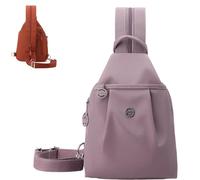 Waterproof 2-Way Commuter Bag, Oxford Large Capacity Two Shoulder, Comfortables Carrying,for Outdoors (Pink)