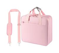 Waterproof 3 Inch Zipper Binder Bag Shoulder Strap Messenger Laptop Case