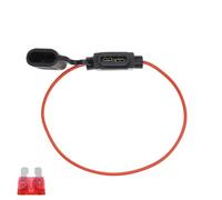 Waterproof 32V Mini Small Medium Auto Fuse Holder 18/1614/12/10AWG And Car Blade Fuse 3A 5A 7.5A 10A 15A 20A Standard/Mini(18AWG_35A)