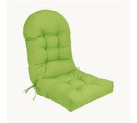Waterproof Adirondack High Back Chair Cushion Outdoor Patio Rocking Chair Cushion Comfortable Fruit Green Seat Pad for Garden Furniture