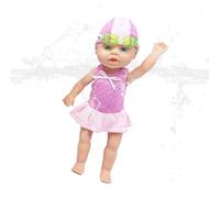 Waterproof Battery-Powered Floating Baby Doll Toy for Bath and Pool, Interactive Swimming Figure for Girls and Boys, Perfect Indoor Outdoor , Travel Friendly Nursery Bath Time Companion, Safe Fun