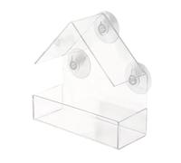 Waterproof Birdwatching Birdfeeders - Window Bird Feeders With Strong Suction Cups | Suction Cup Bird Feeder Window | Clear Acrylic Large For Garden Outdoor Balcony Backyard Yard