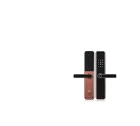 Waterproof Bluetooth Wifi di impronte digitali Smart Lock Intelligent Electronic Codice biometrico serratura della porta digitale,Sicurezza(Gold,Square mortise)