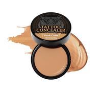 Waterproof Body Concealer, Festival Body Makeups, Adorable High Coverage Skin Mark Corrector, Breathable Makeup Primer for Festivals Travel Beach Stage Events, 6x6x4 pollici