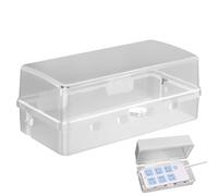 Waterproof Cable Management Box - Weatherproof | Rain Proof Plug with Lock with Robust Build & Vivid Finish Matte Texture for Protect Outlet Plug Socket Home Professional Activity